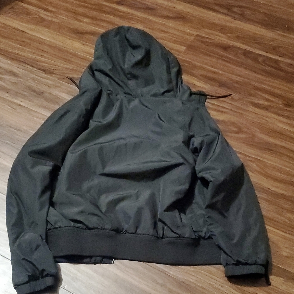 Hollister Charcoal Hooded Jacket - Picture 6 of 8